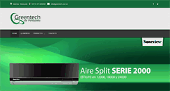 Desktop Screenshot of greentech.com.ve